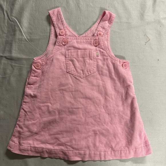 The Children's Place - Pink Sleeveless Corduroy Dress with adjustable straps - Picture 1 of 4